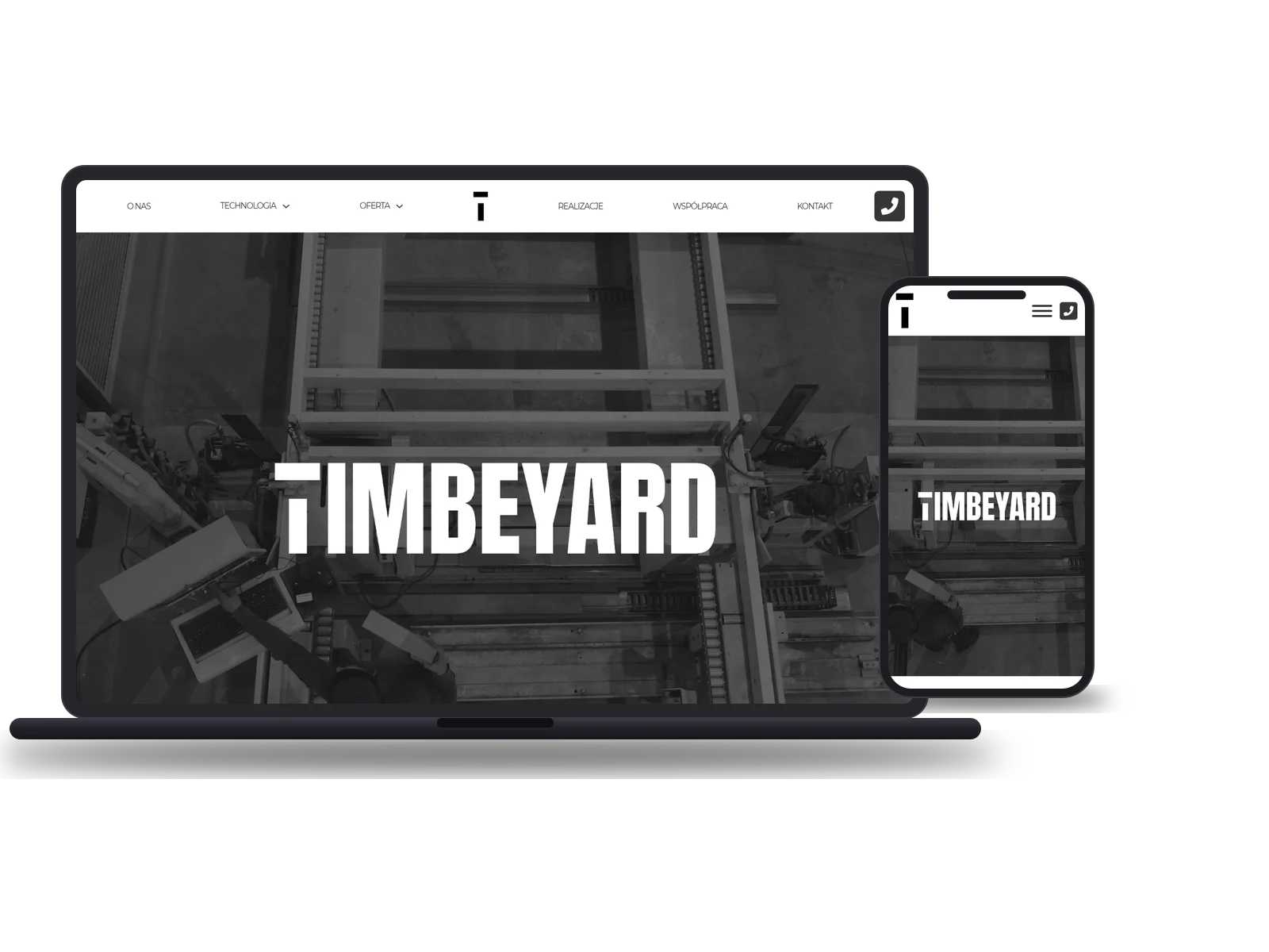 Timbeyard, zrzut strony